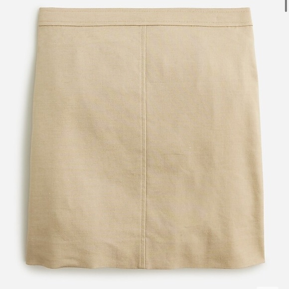 J. Crew Natasha Mini skirt in stretch linen blend - 2023 Edition! - Picture 1 of 8